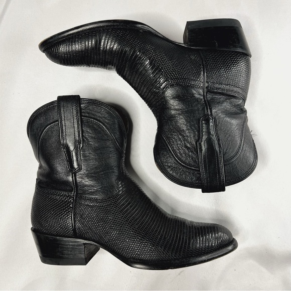 Tecovas Shoes - Tecovas The Casey Short Black Western Style Boots / Booties Size 7
